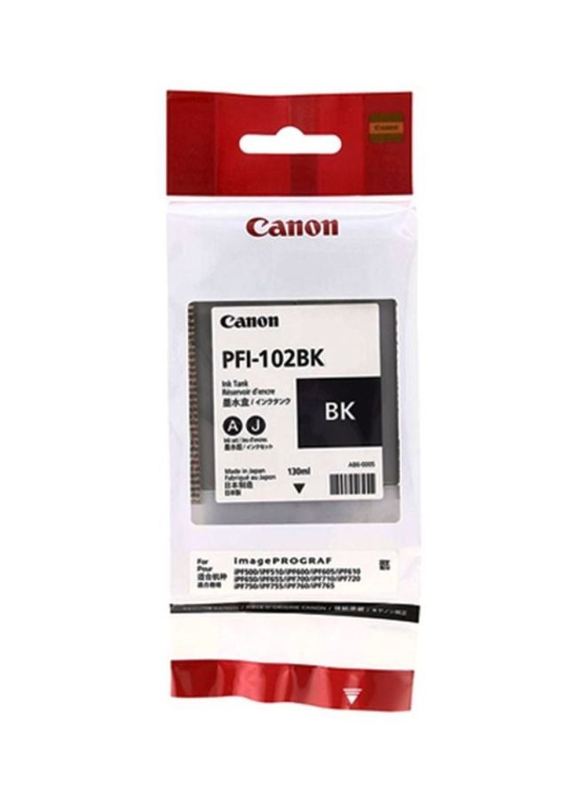 Canon - Ink Tank For imagePROGRAF iPF600 Black - Image 1