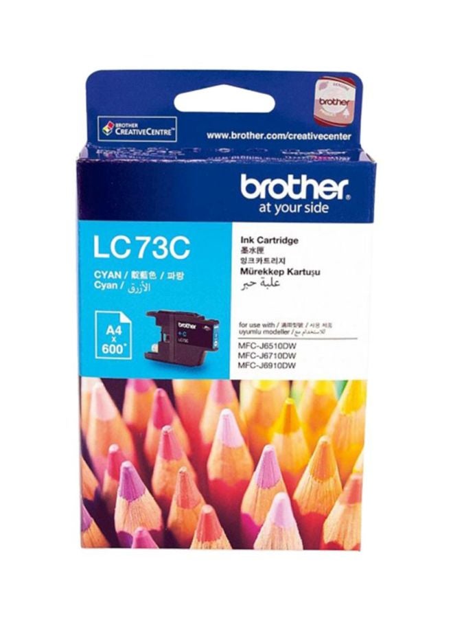 brother LC73C Ink Cartridge Cyan - Image 2