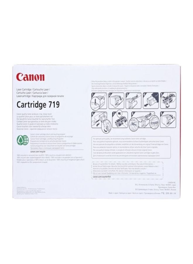 كانون خرطوشة حبر طابعة ليزر طراز 719 719 أسود - Image 5