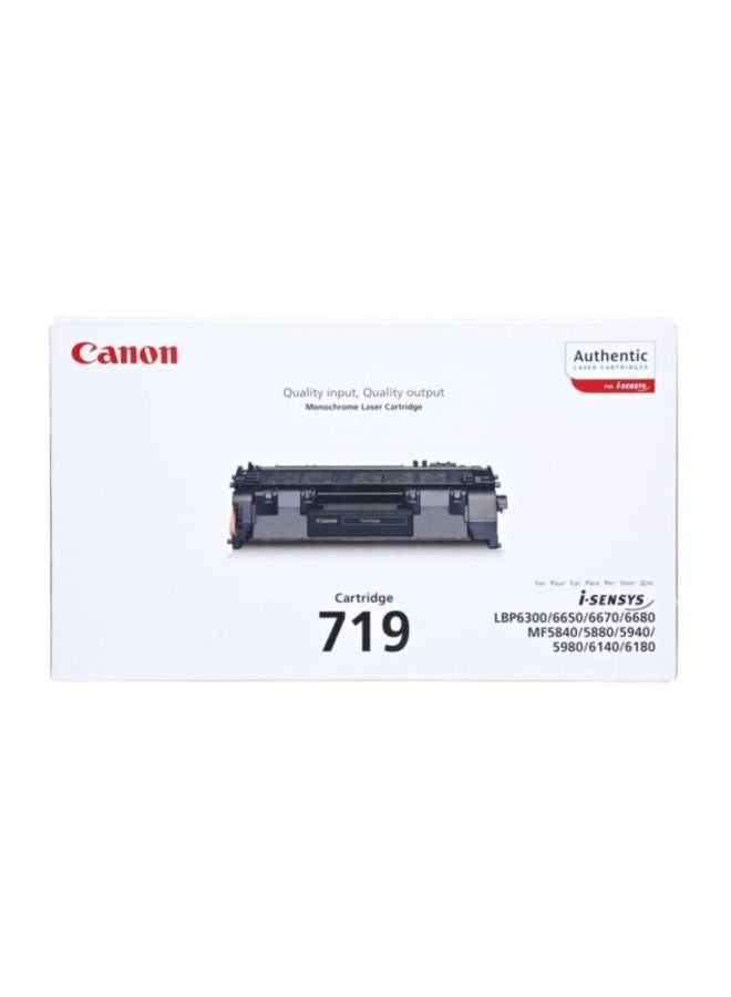 كانون خرطوشة حبر طابعة ليزر طراز 719 719 أسود - Image 3