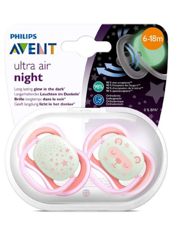 PHILIPS AVENT 2-Piece Ultra Air Night Soother  - Image 1