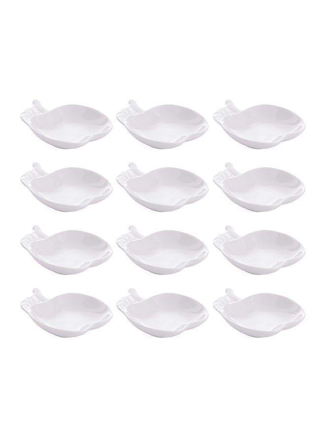 دوف - مجموعة أطباق جانبية ميني من 12 قطعة أبيض 40x6سم - Image 1