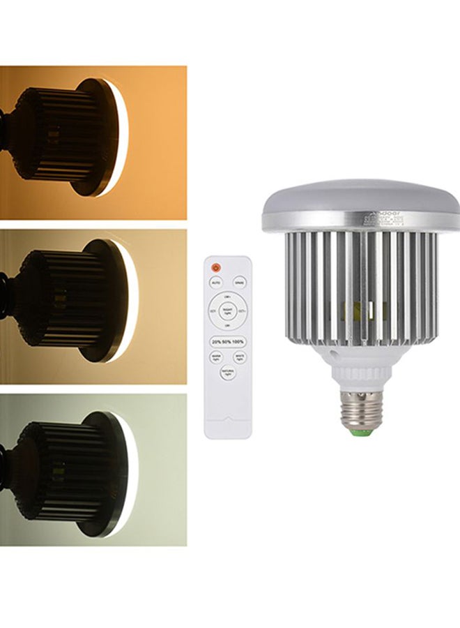 أندوير مصباح بلمبة LED مع جهاز تحكم عن بعد فضي/أبيض - Image 3