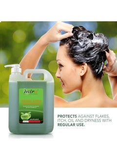 Mira Professional Green Apple Shampoo (Enriched with Vitamins for Strong hair) 5Liters  - Image 3