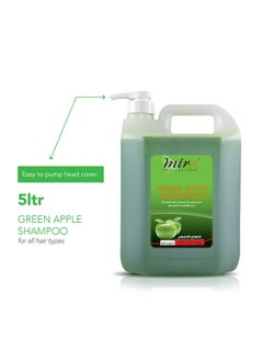 Mira Professional Green Apple Shampoo (Enriched with Vitamins for Strong hair) 5Liters  - Image 4
