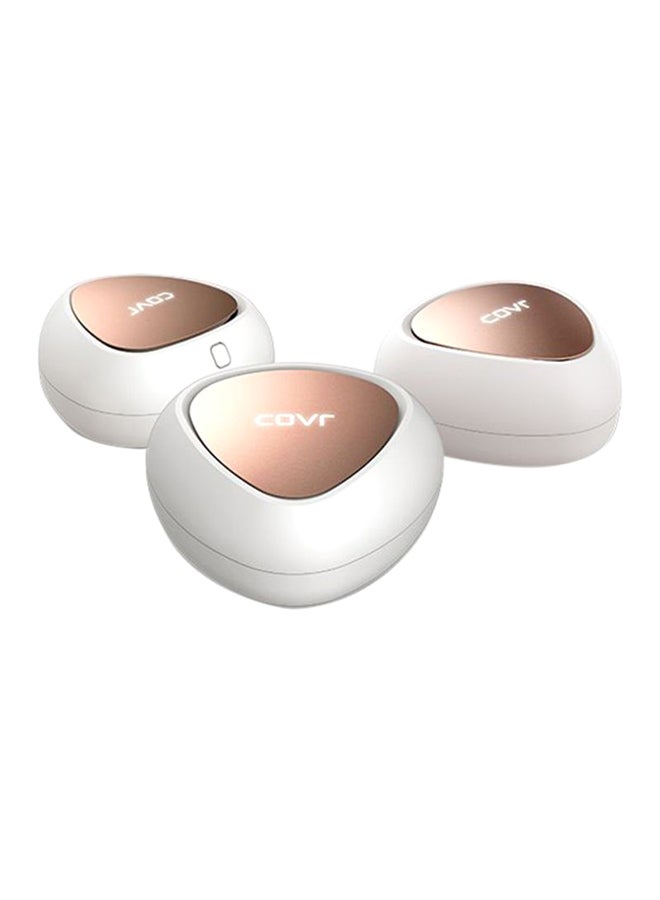 D-Link COVR-C1203 AC1200 Seamless Wi-Fi System 1200 Mbps White/Brown - Image 1