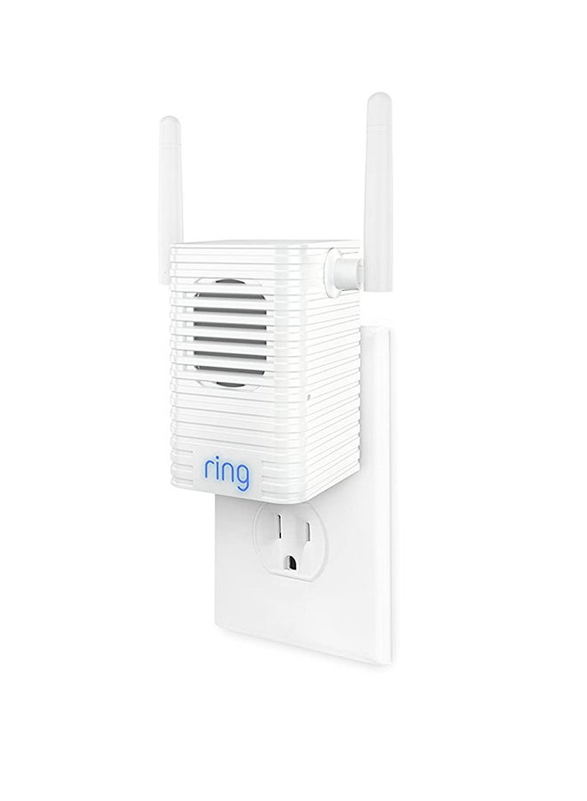 Ring - Chime Pro Wi-Fi Extender White - Image 1