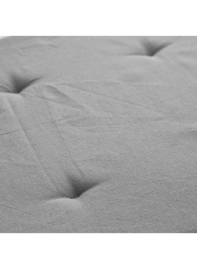 Home Box - Atlanta Solid Chair Pad Grey - Image 1