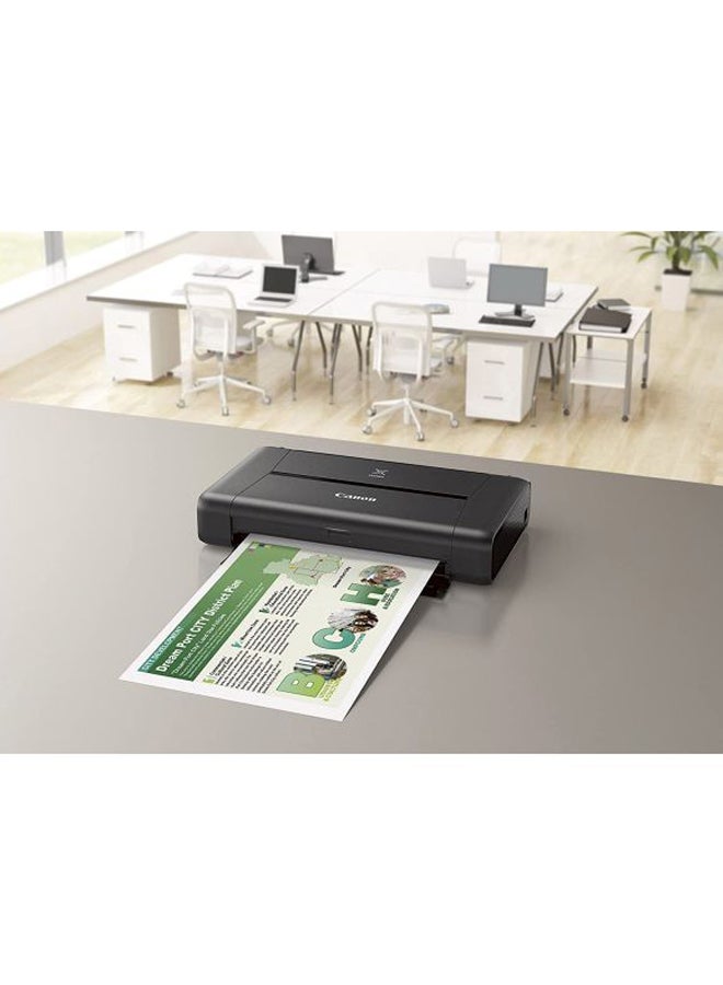 Canon - PIXMA iP110 Wireless Office Printer Black - Image 1