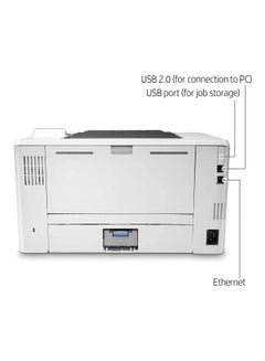 HP Laserjet Pro M404DN Monochrome Laser Printer,W1A53A White  - Image 4