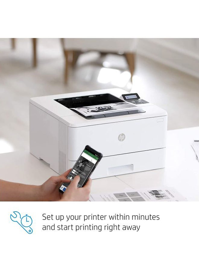 إتش بي طابعة الليزر ليزرجيت برو M404DN أحادية اللون، طراز W1A53A أبيض  - Image 5