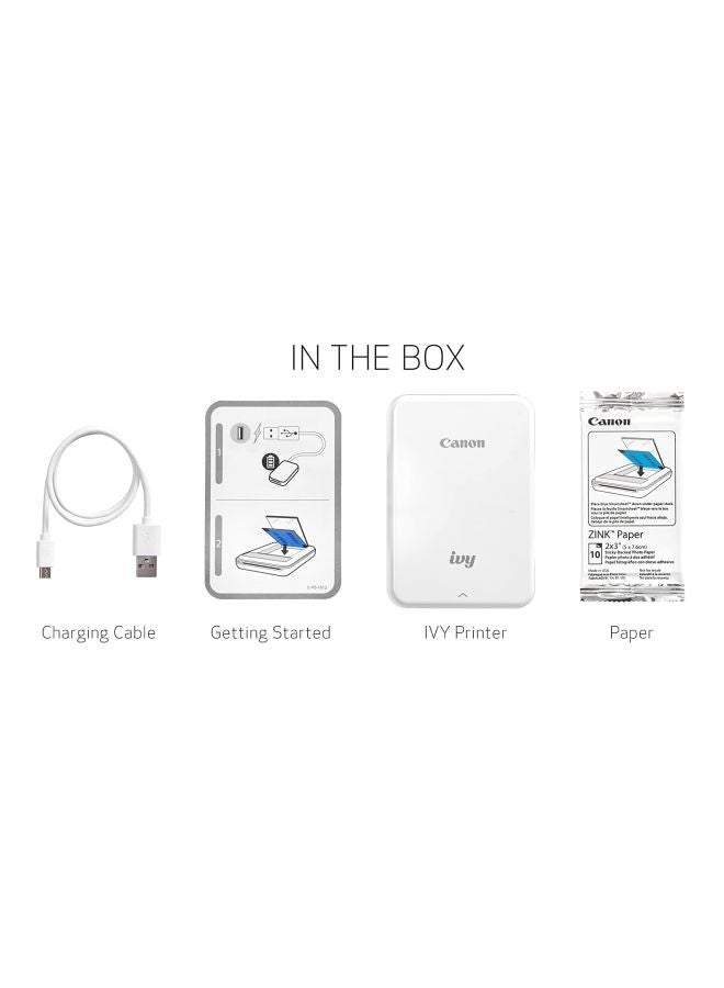 Ivy Photo Printer With Paper Sheet White/Rose Gold - v1617266676/N33956125A_8