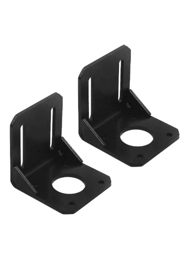 Aibecy 2-Piece Strong Bracket Stepper Motor Holder Set Black  - Image 1