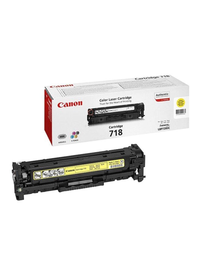 Canon 718 Toner Cartridge Yellow