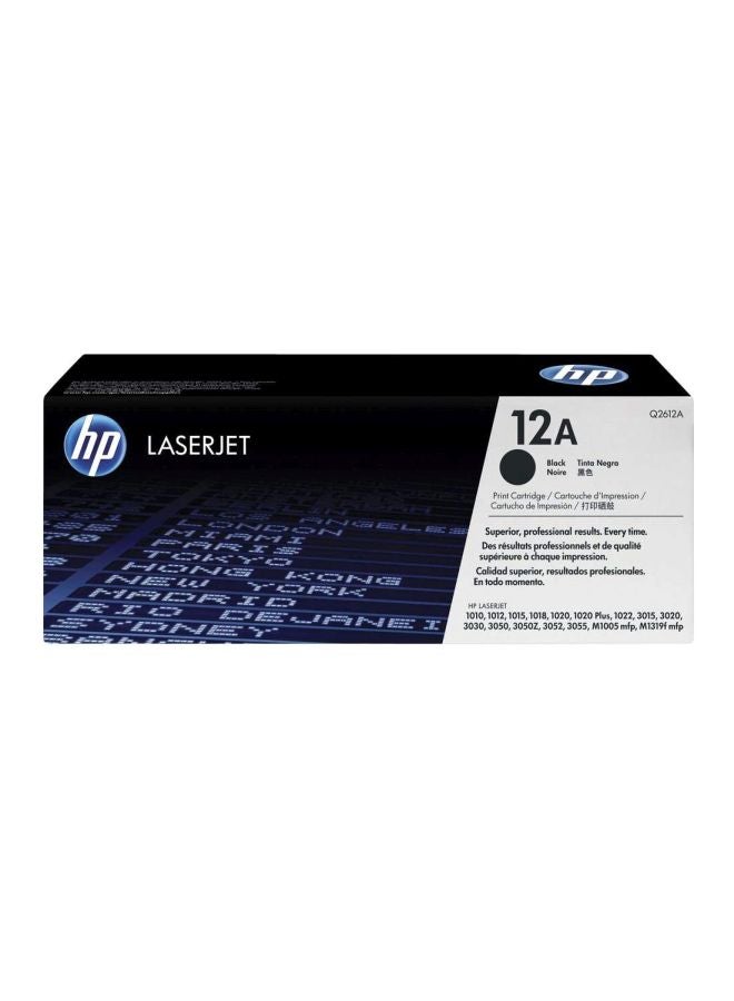 HP 12A Laser Toner Cartridge Black  - Image 2