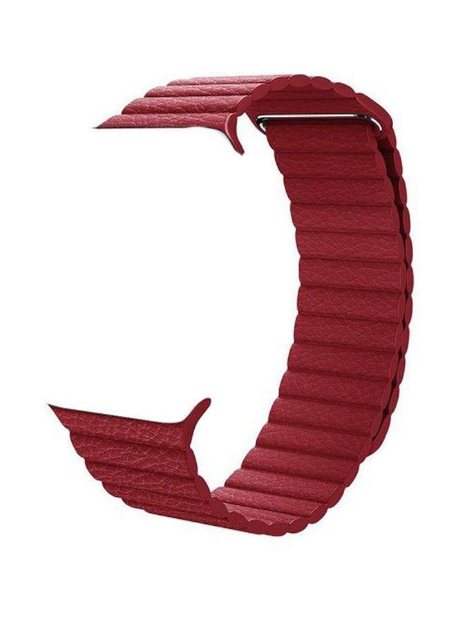 MARGOUN - Henlein Series Replacement Band For Apple Watch 42/44mm Red - Image 1