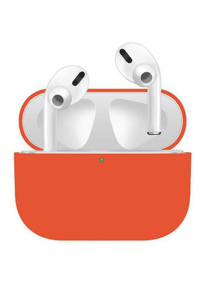 MARGOUN Silicone Case Cover For Apple AirPods Pro Orange - Image 1
