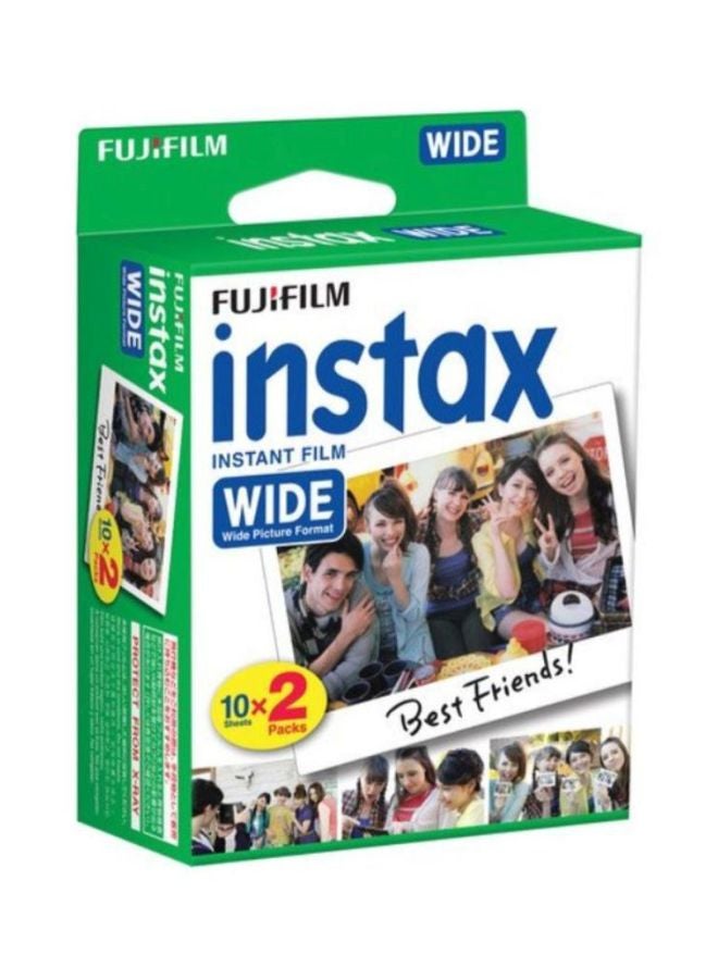 FUJIFILM Pack Of 3 Instax Wide Instant Film white  - Image 2