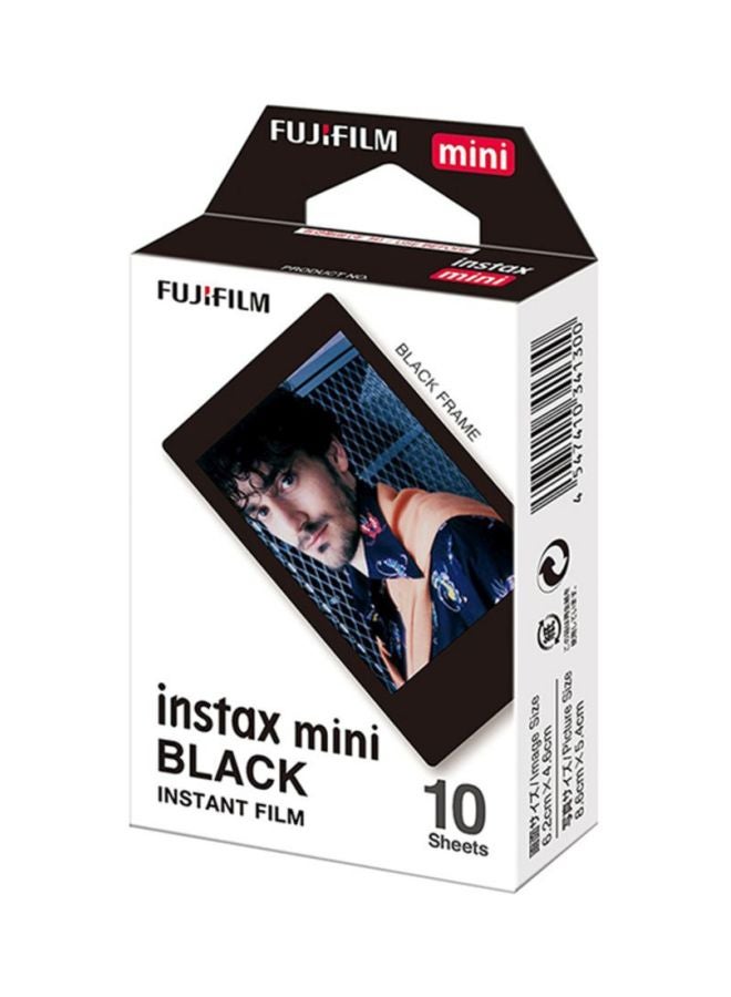 FUJIFILM Pack Of 10 Sheets Instax Mini Film black - Image 2