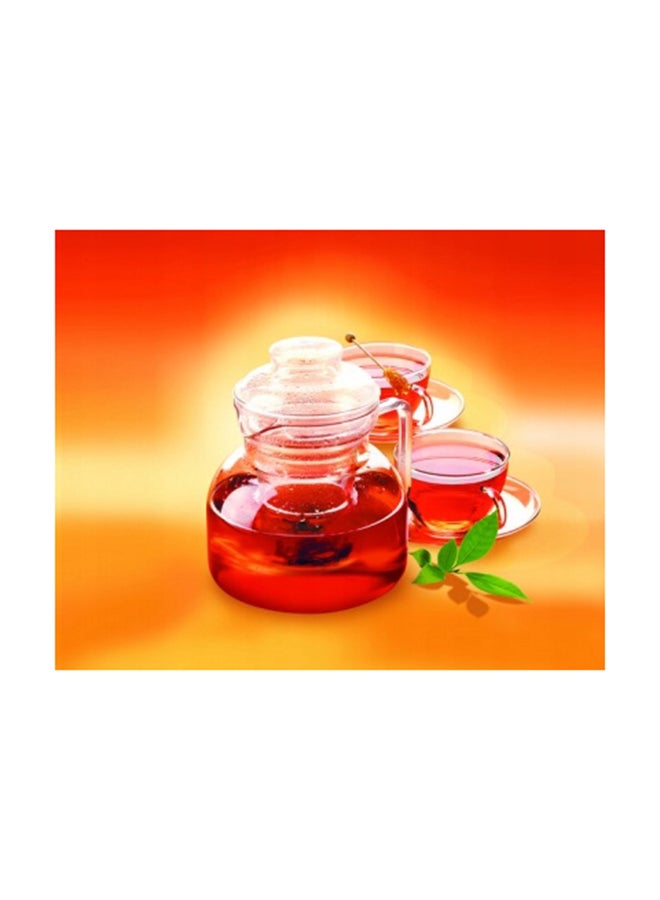 ترميسيل إبريق شاي زجاجي مزود بجهاز تسخين وفلتر شفاف 26.7x16.6x16.5لترات - Image 5