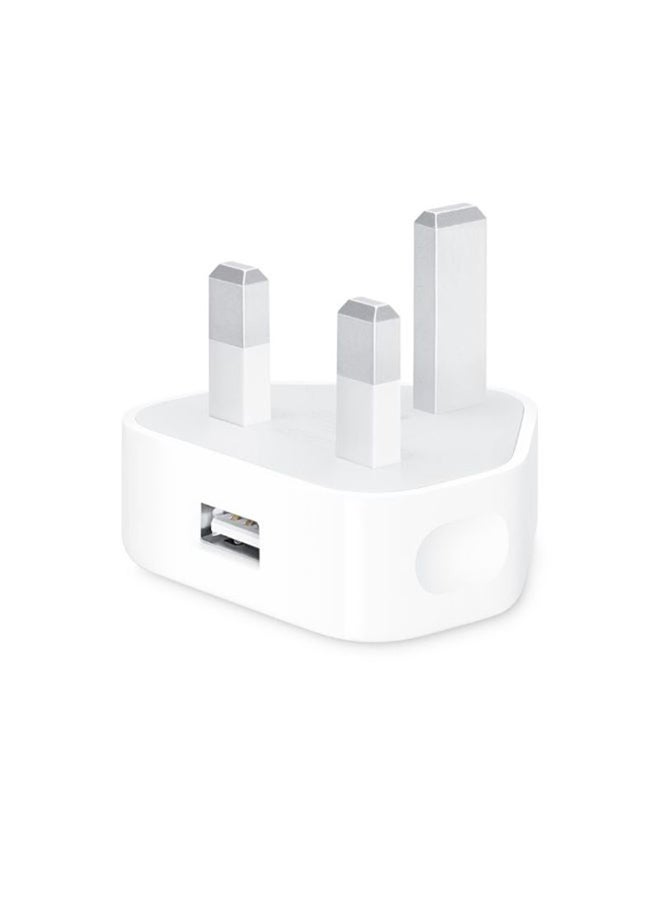 MARGOUN Wall Charger 5W USB Power Adapter with Lightning Cable for iphone 11 Pro Max White/Silver  - Image 4