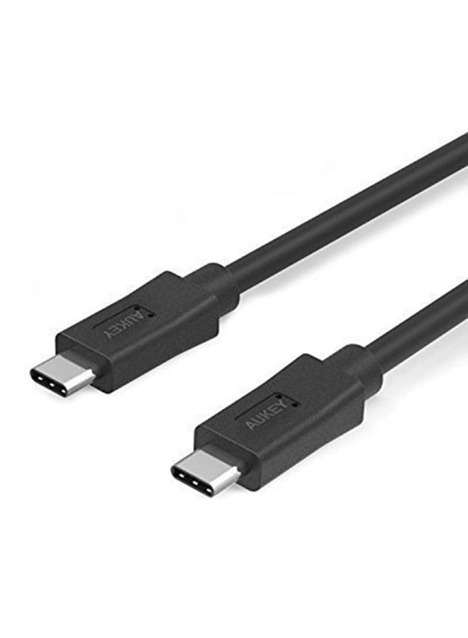 Aukey Cable USB-C To USB-C 3.1 Cable Black - Image 2