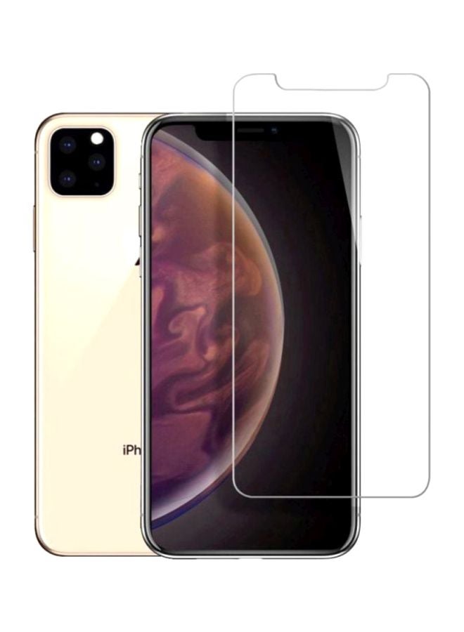 مارجون لاصقة حماية للشاشة من قطعتين ومصنوعة من الزجاج المقوى لهاتف آيفون 11 برو من أبل شفاف - Image 2
