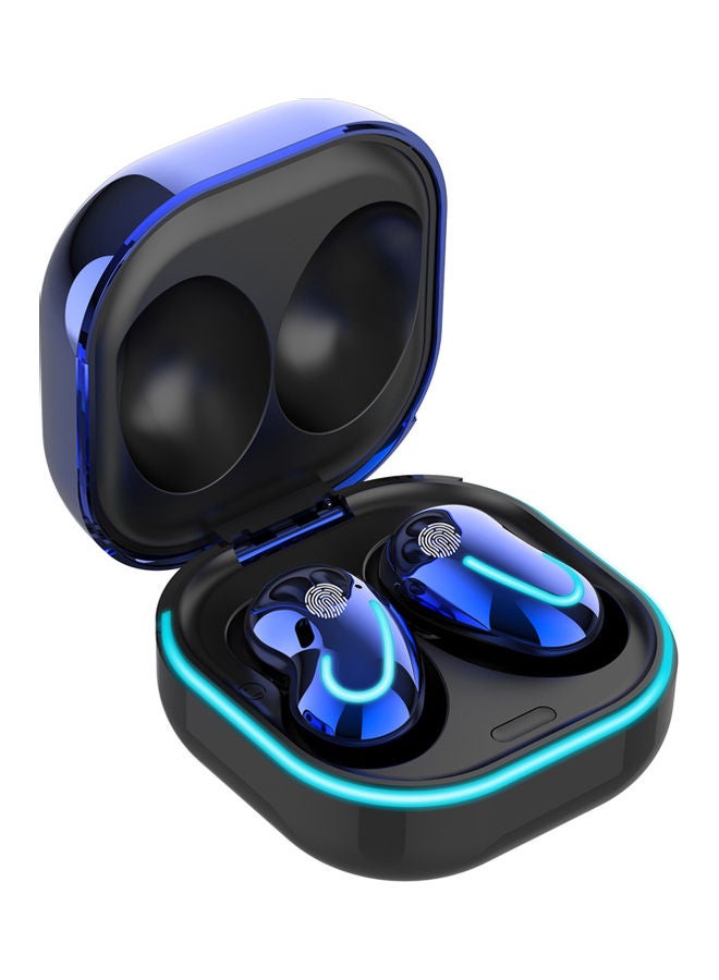 Generic - S6 SE Bluetooth In-Ear Earbuds With Charging Case Blue/Black - Image 1