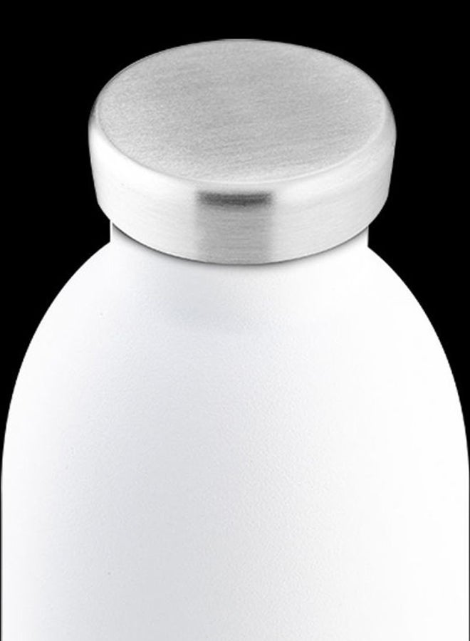 24Bottles - Double Walled Stainless Steel Water Bottle White - Image 1