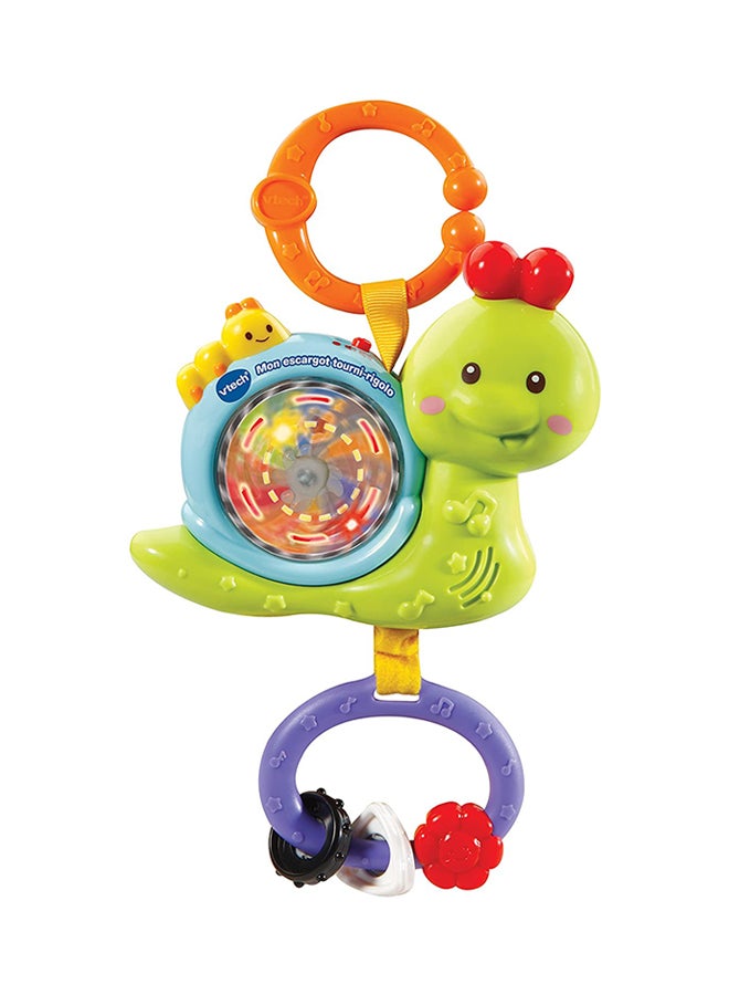 vtech Giggle & Go Snail, My Tourni Rigolo Toy for 3-24 Months - 508505 13.4x5x21cm 13.4x5x21cm - Image 1