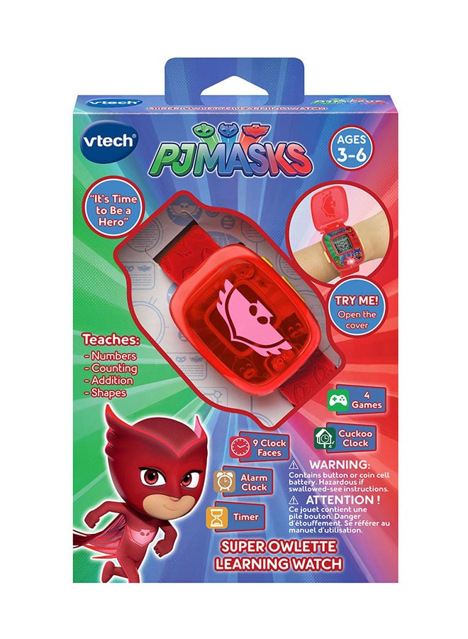 vtech - PJ Mask Super Owlette Learning Watch for 3+ years - 80-175850 21.6x5.8x15cm - Image 1