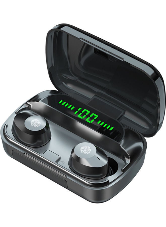 M55 Bluetooth In-Ear Earbuds With Charging Case Black  - Image 1