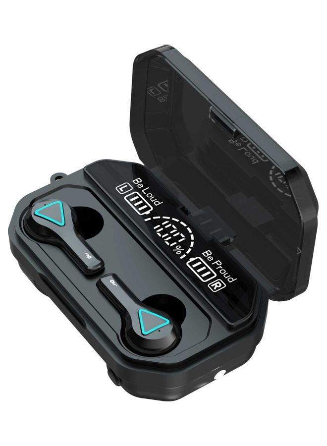 A15 Bluetooth In-Ear Earphones With Charging Case Black - Image 1
