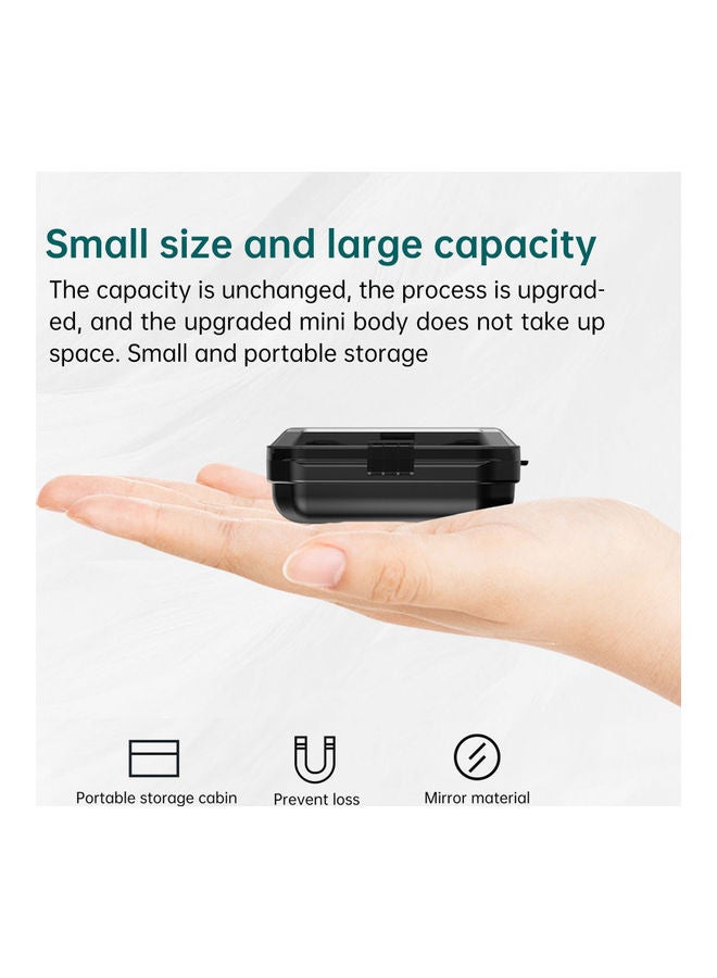 A15 Bluetooth In-Ear Earphones With Charging Case Black - Image 3
