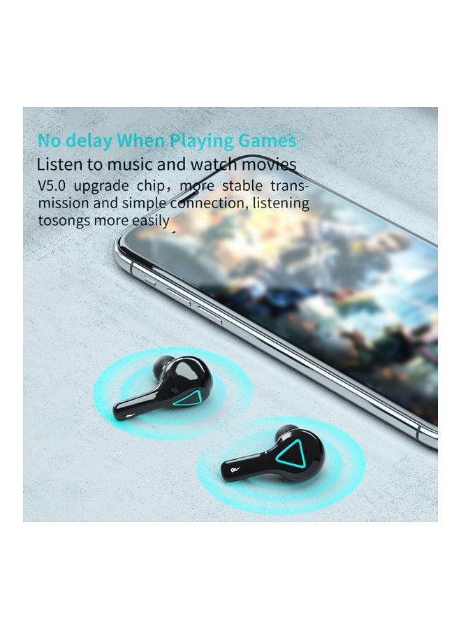 A15 Bluetooth In-Ear Earphones With Charging Case Black - Image 5