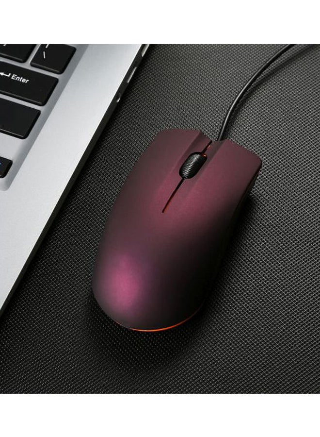 Beauenty USB Wired Gaming Mouse Purple/Black/Yellow - Image 3