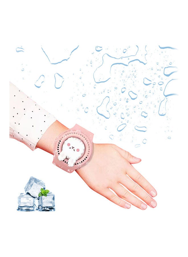 ISank Strap Mini Fan 2.5 W XSF001 Pink/White  - Image 2