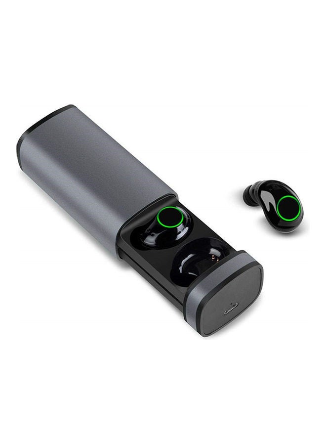 Bluetooth In-Ear Earbuds With Charging Case Grey/Black - Image 1