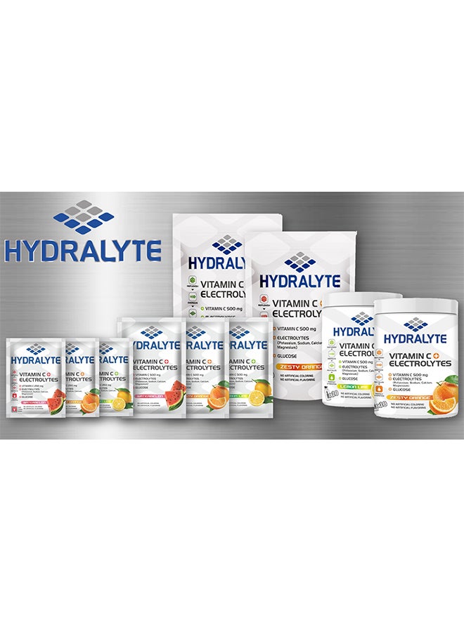 Hydralyte Vitamin C Electrolyte Powder Hydration Drink Mix Orange Flavor Jar 200grams  - Image 5