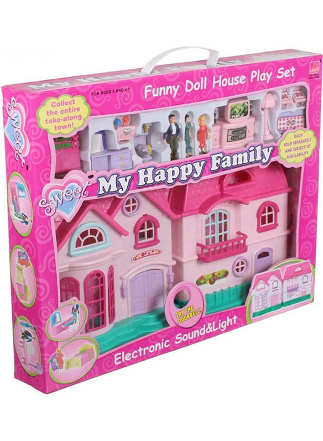 China Shun Feng Long My Happy Family Doll House Play Set 54.6cm - Image 1