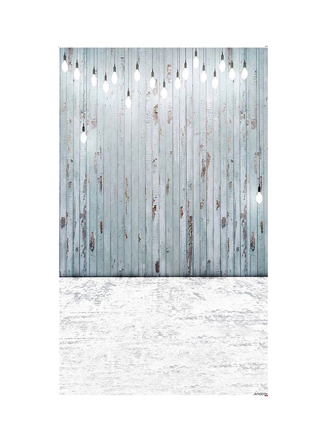 ANDOER - Wood Wall Picture Wedding Studio Background For Children Grey/White - Image 1