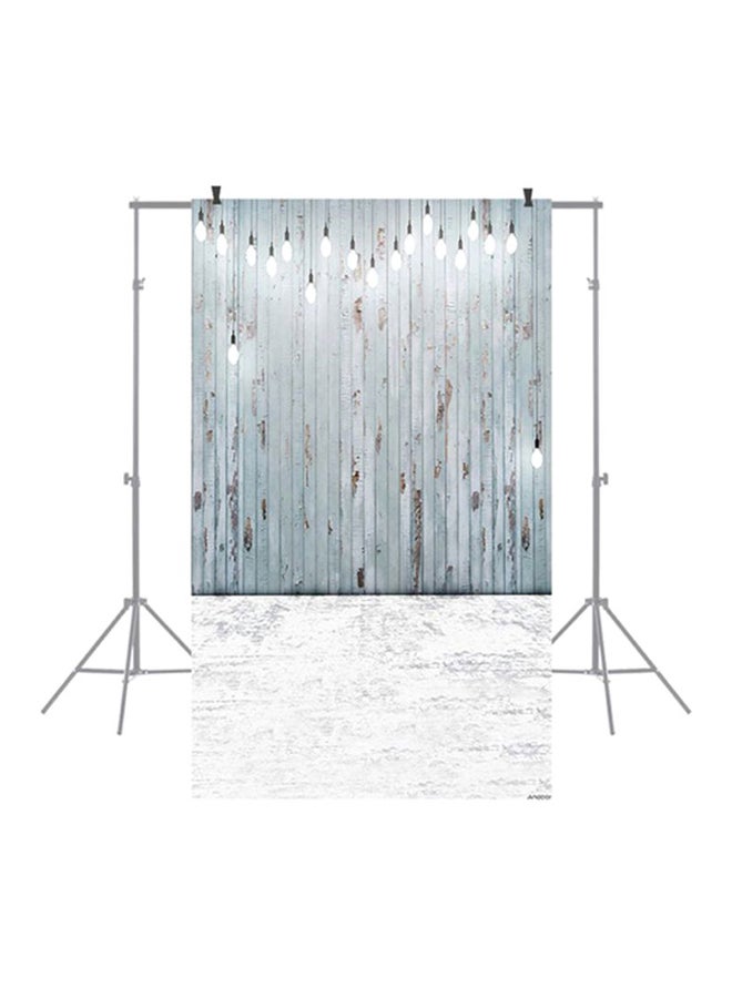 ANDOER - Wood Wall Picture Wedding Studio Background For Children Grey/White - Image 1