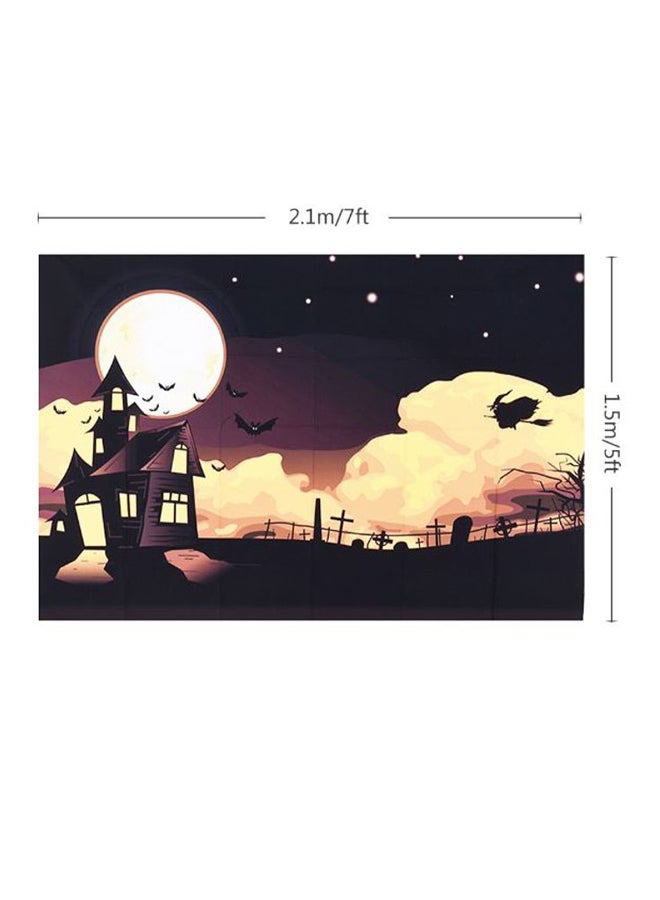 ANDOER Foldable Photography Background Backdrop For Portrait Family Party Purple/Black/Yellow - Image 3