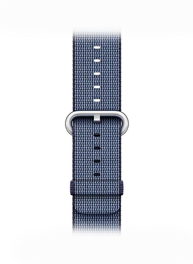 Ozone - Woven Nylon Replacement Strap Band For Apple Watch 38 mm Midnight Blue - Image 1