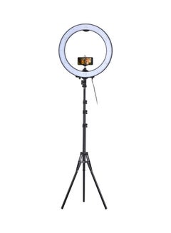 أندوير حلقة إضاءة LED قابلة للتعتيم لتصوير الفيديو أبيض/أسود/برتقالي  - Image 1