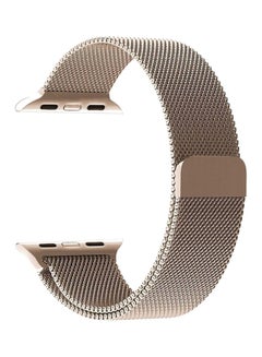 Milanese Loop Stainless Steel Band for Apple Watch 42/44/45mm Gold