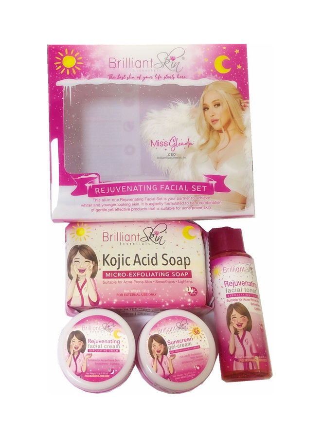 Set of 2 Skin Rejuvenating Facial Kit pink 75cm - Image 2
