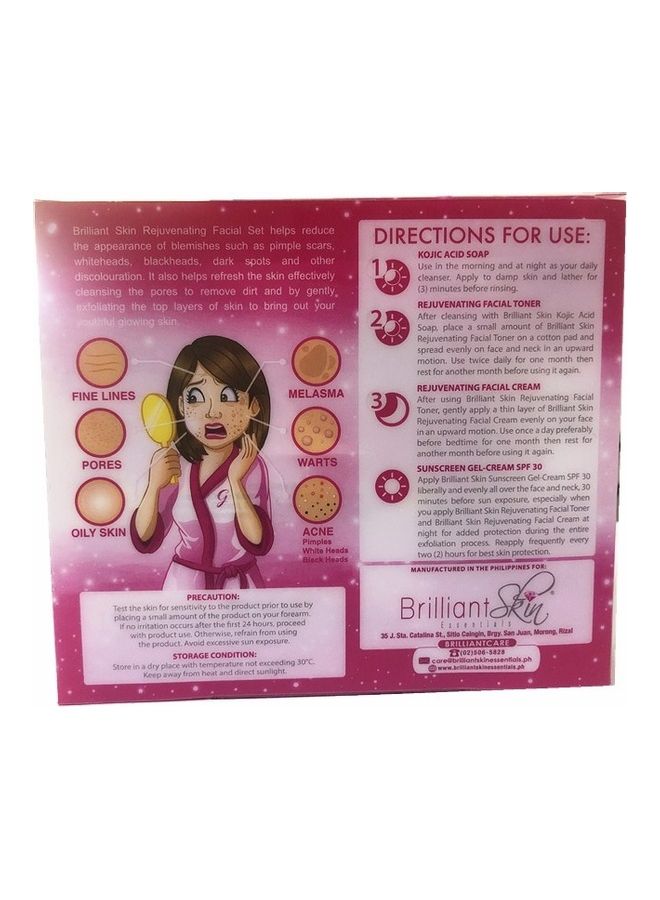 Set of 2 Skin Rejuvenating Facial Kit pink 75cm - Image 3