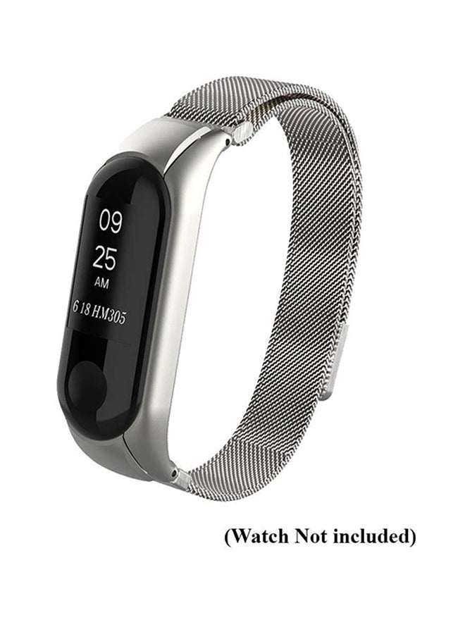 شاومي سورا بديل لساعة شاومي مي باند 3 فضي - Image 2