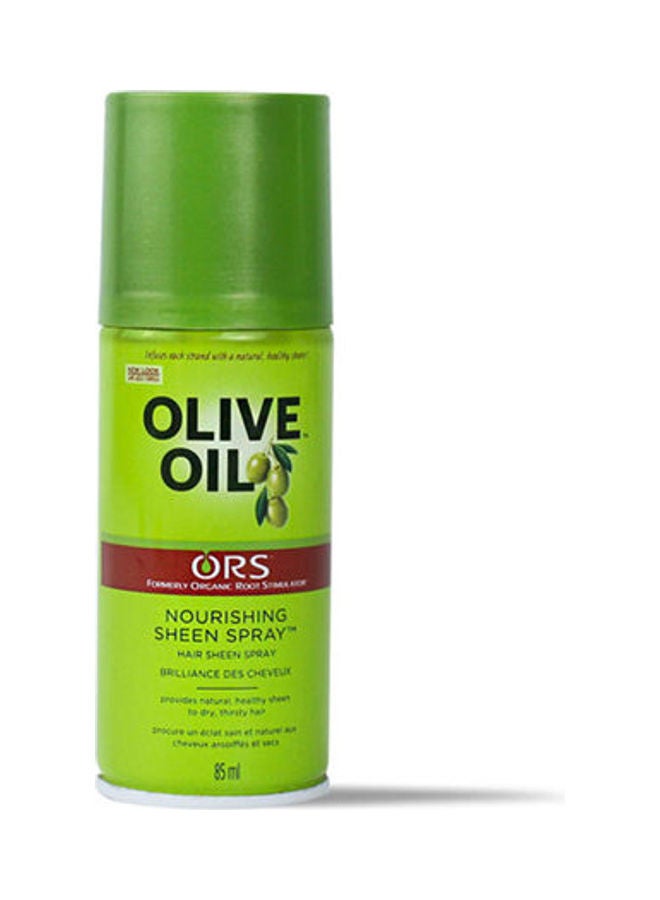 ORS - Olive Oil Nourishing Hair Sheen Spray 85ml | Provides Natural, Healthy Sheen to Dry & Thirsty Hair | For Smooth, Shiny & Frizz Free Hair 85.0ml - Image 1